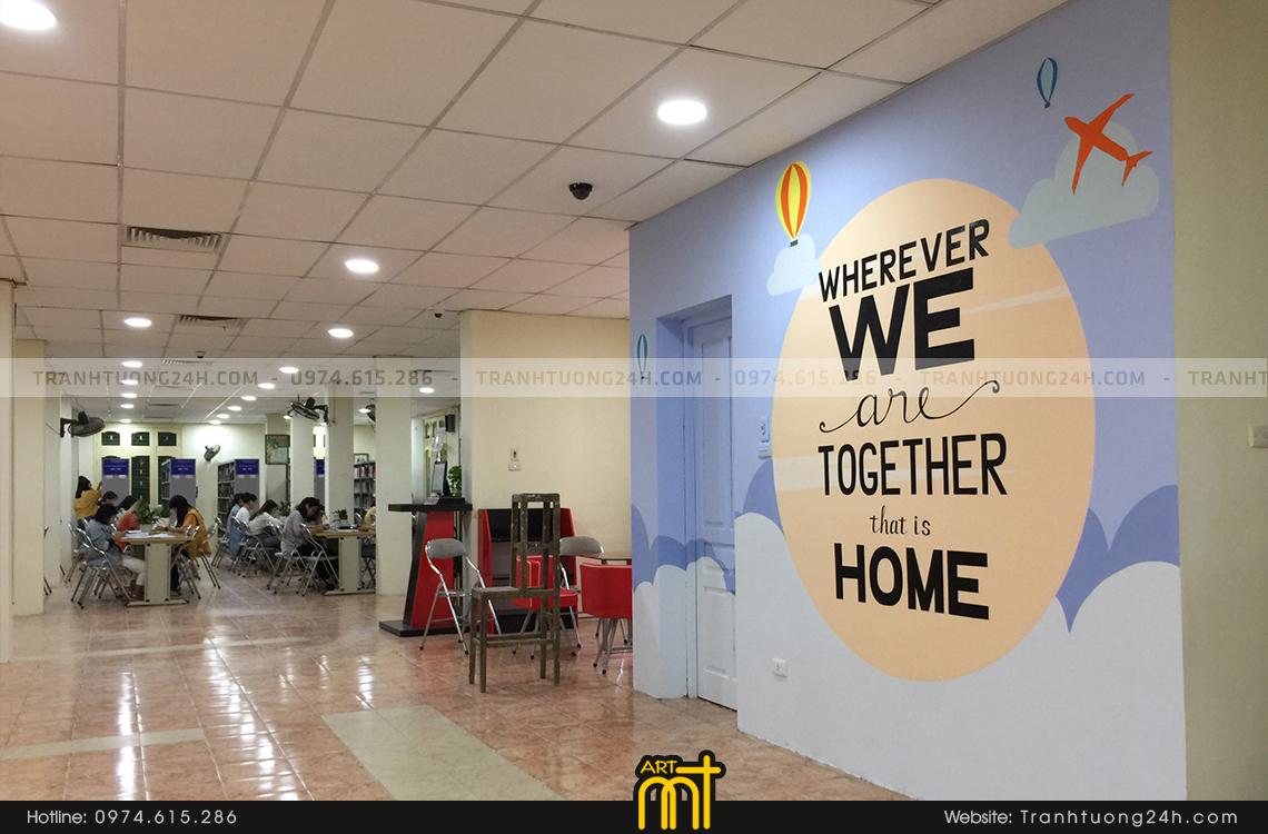Các mẫu tranh tường phù hợp với văn phòng rẻ đẹp tại Hà Nội 2019